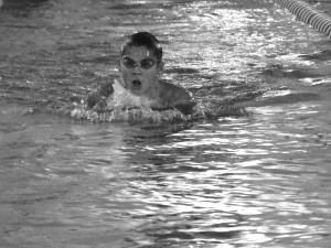 JBAOM Senior J.B. Garfinkel is the September Athlete of the Month for his accomplishments on the swim team. (Globe archives)