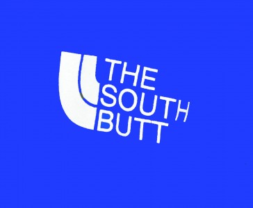 The South Butt logo marks the tongue-in-cheek attitude of this clothing line. (Izzy Fratt)