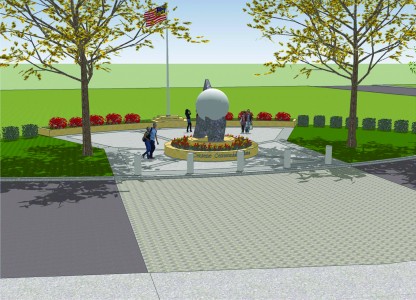 The Centene Corporation donated $63,000 for the naming rights of the Centennial Plaza. (H+M Architects)