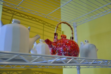 Your Potâ€™s Desire is a store in the Delmar Loop that provides unglazed pottery to anyone who needs a creative outlet. People of all ages and experience can create something beautiful, like the teapot pictured above. (Regin Rosas)