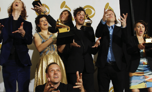 Arcade Fire nabbed Album of the Year at the 53rd Annual Grammy Awards show at the Staples Center in Los Angeles, California, on February 13, 2011. (Robert Gauthier/Los Angeles Times/MCT)