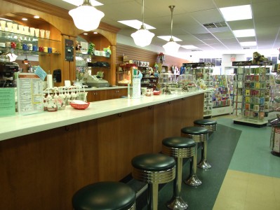 Jenniferâ€™s Pharmacy and Soda Shoppe has found a cozy niche within downtown Clayton and a warm place in the hearts of many customers. (Madeline Flemming)