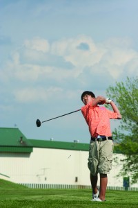 Sophomore Chris Cho gazes at his tee shot as it flies down the fairway. 2010 was a growing period for Cho, who is now ready to become a leader.