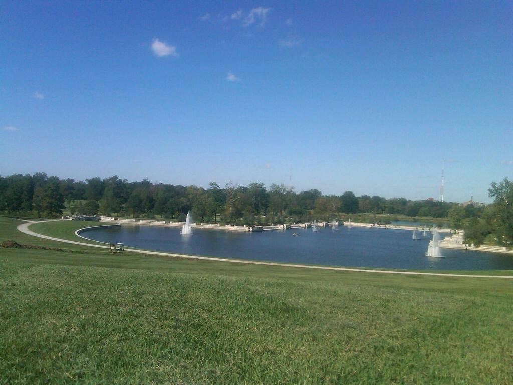 Art Hill is a popular destination for students come spring time.  On a sunny afternoon, you can find people having picnics, flying kites and paddle boating in the Grand Basin.