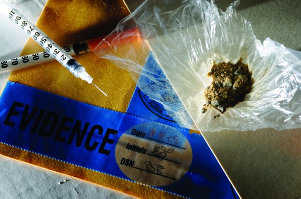 Mexican heroin, shown on May 2008, was evidence collected in an Anchorage Police Department investigation in Alaska. (Marc Lester/Anchorage Daily News/MCT)