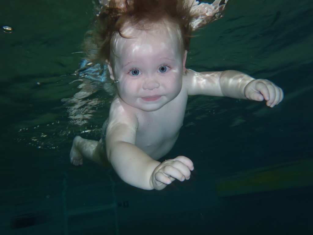 infant swimming age
