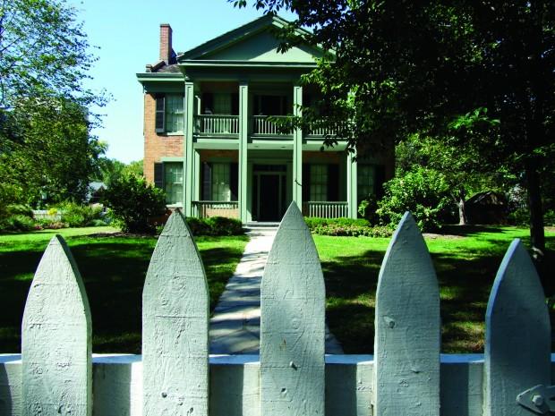 The historic Hanley House in Clayton was built in the mid-19th century then turned into a museum a century later. (Laura Kratcha)  