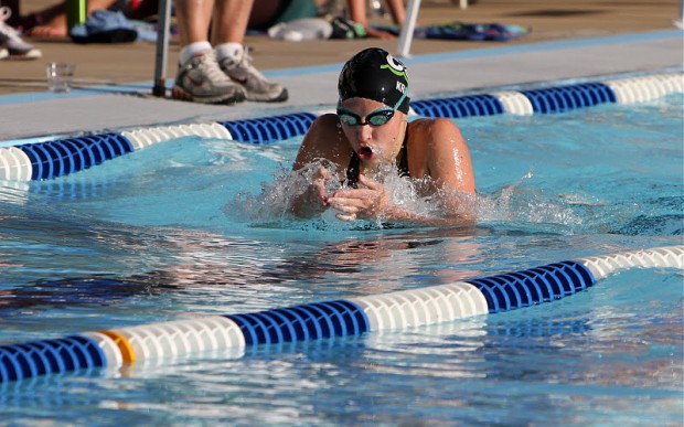 Ever since her childhood, Elizabeth Krane has been a competitive swimmer on the Clayton Shaw Park Swim Team. (Peter Krane)