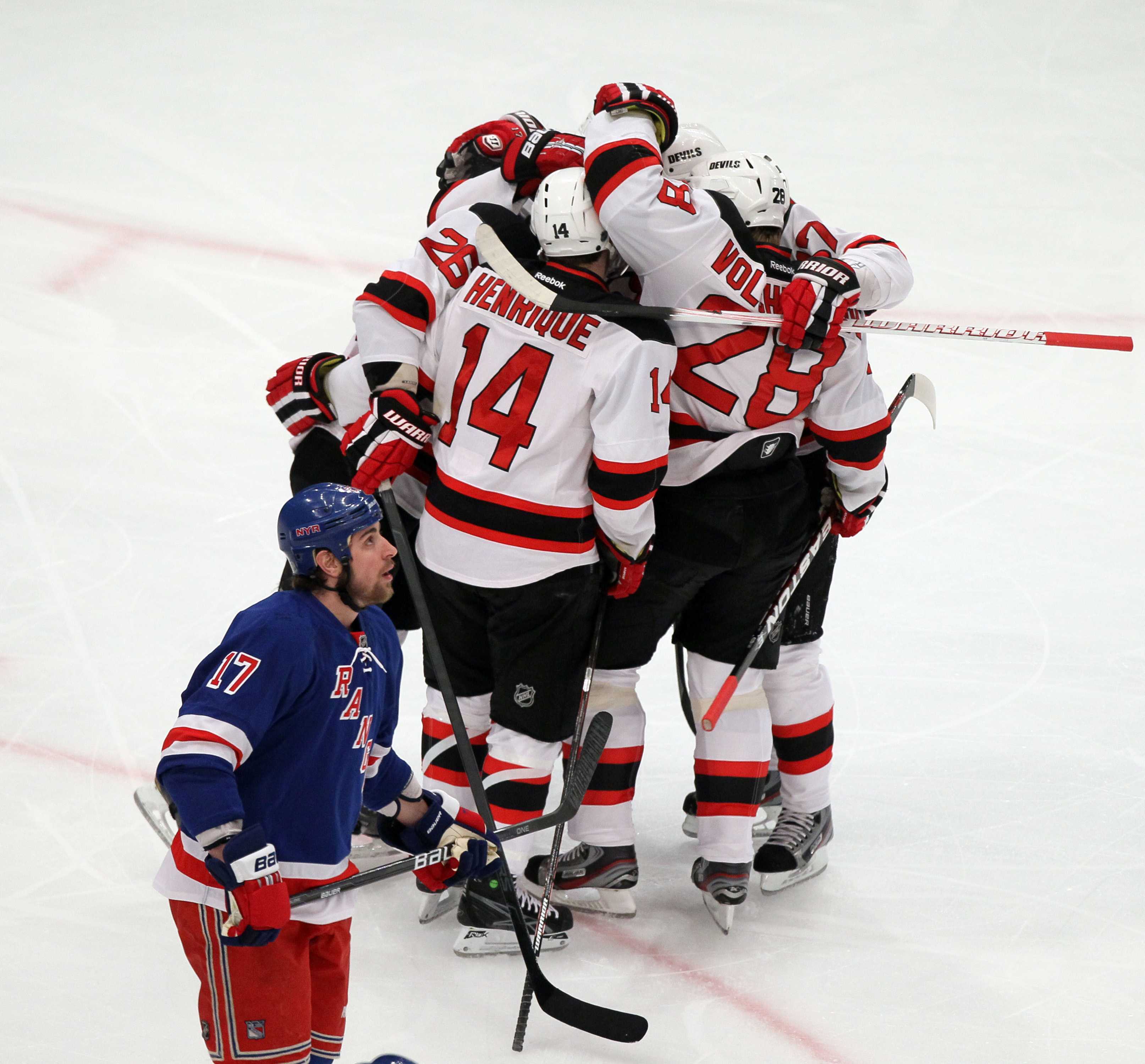 new york rangers at new jersey devils