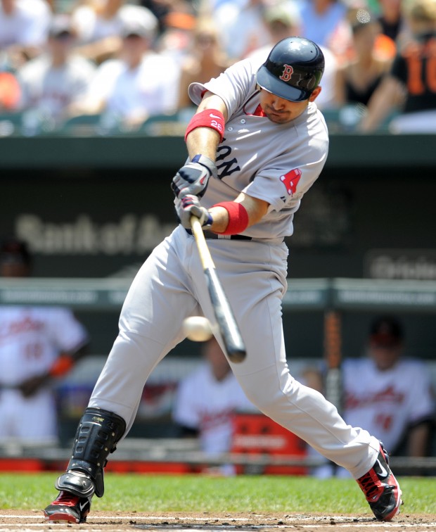 Adrian Gonzalez is one of the best first basemen in baseball, and is in the lineup for the Dodgers tonight. (Lloyd Fox/Baltimore Sun/MCT)