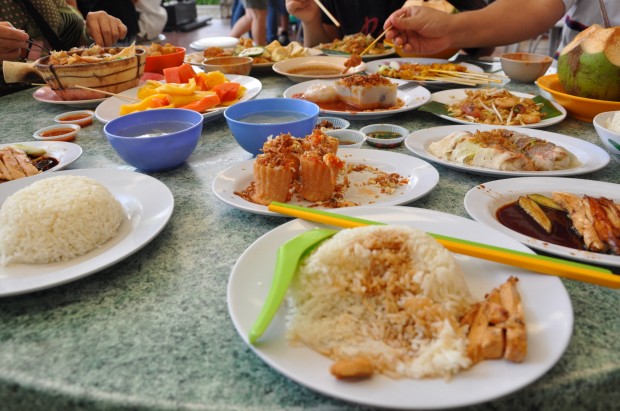 Various Malaysian dishes are spread across a table in preparation for a hearty lunch. This photo was taken during my 5-week long trip to Asia that was filled with delicious food tasting and culture enjoying. Photo by Regine Rosas