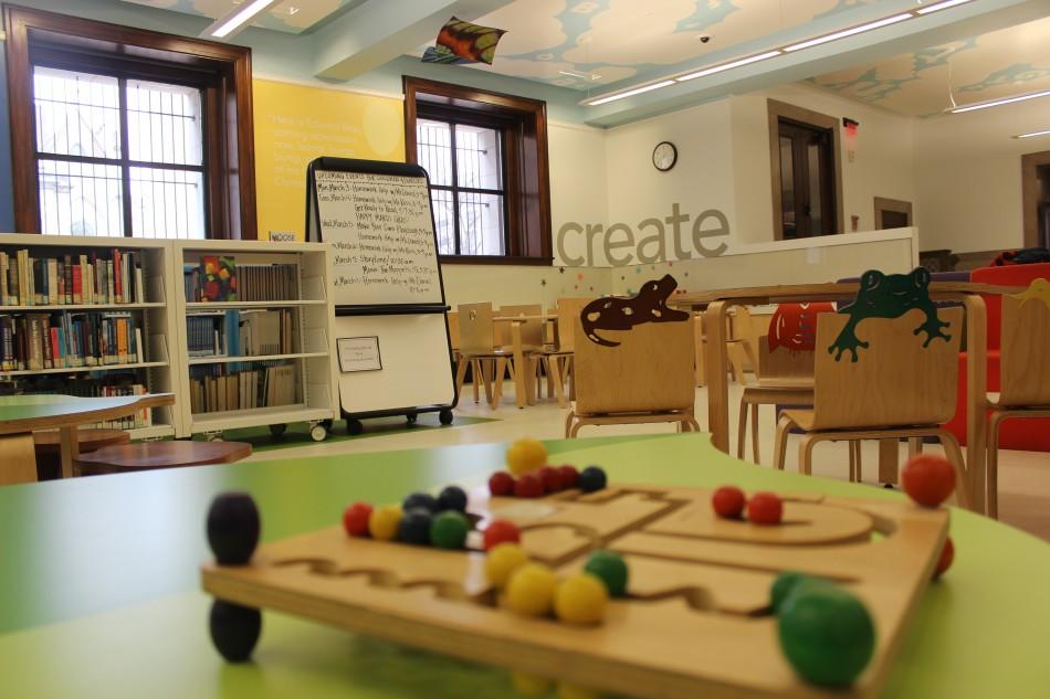 The childrens room at Central Library (Olivia MacDougal)