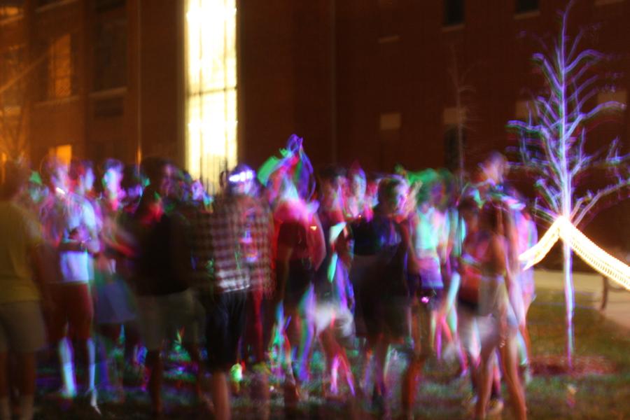 In this photo the CHS students are set into motion at last nights Electric Arena concert. Fun was had by all as students from freshman to seniors danced for hours. 