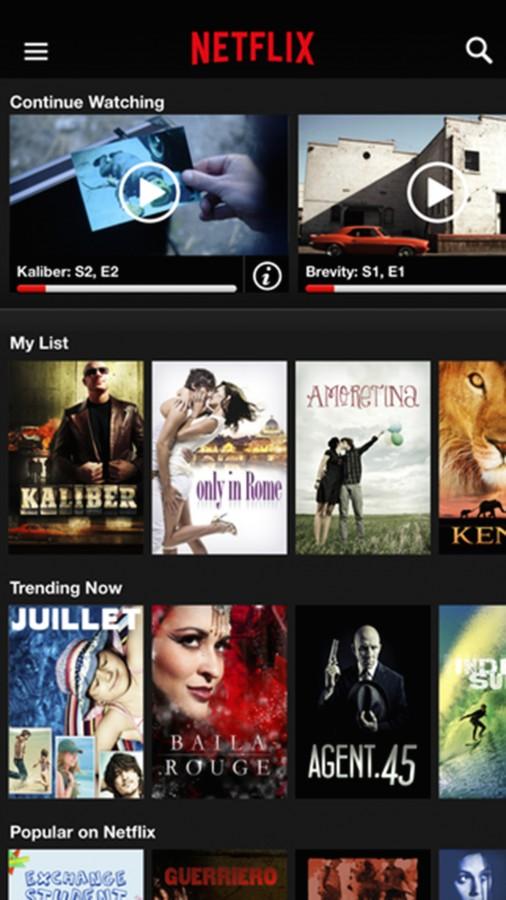 Watch movies and television on your smartphone with the Netflix app. (Photo courtesy iTunes App Store/TNS)