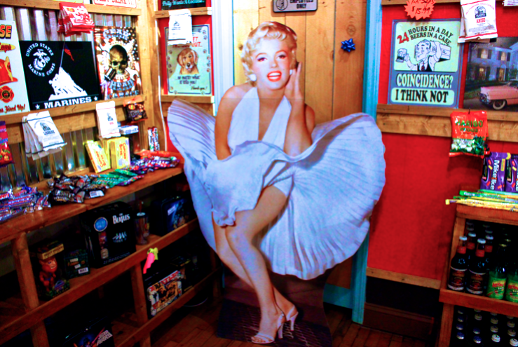 Rocket Fizz is full of vibrant and vintage decoration, including the one and only!