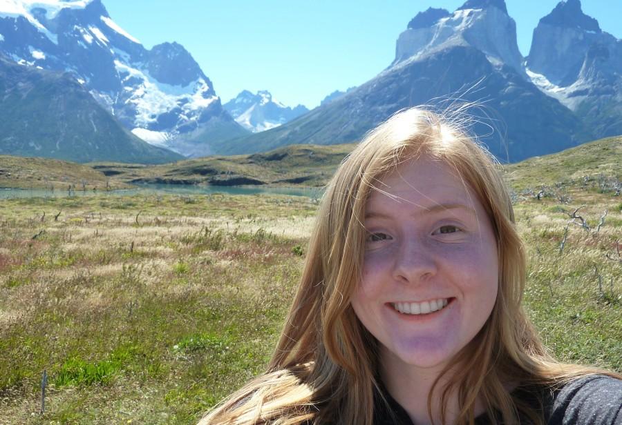 Sophie at Torres del Paine National Park in Patagonia, Chile