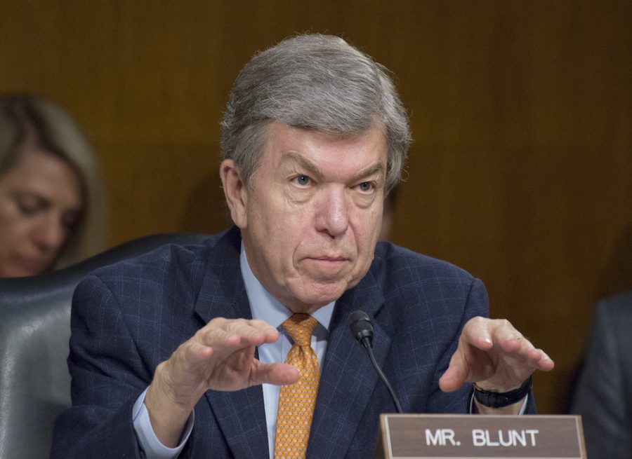 Sen. Roy Blunt (R-Mo.) on Capitol Hill in Washington, D.C., on March 30, 2017. Blunt is using a key committee chair to push for Congress to increase the National Institutes of Health's annual $32 billion budget -- in defiance of the Trump administration's desire to cut the institutes' funding. (Ron Sachs/CNP/Sipa USA/TNS)