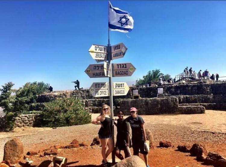 Newmark, Doze and Buttar-Miller while on their trip to Israel.