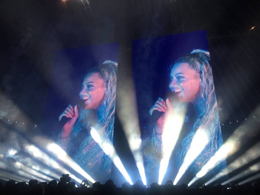 Beyonce's Formation World Tour in St. Louis'  America's Center. 