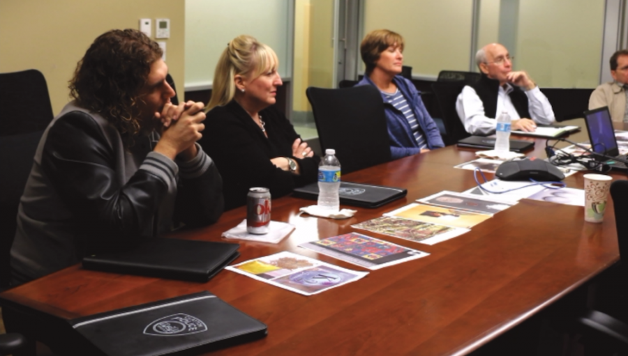 Clayton residents during a meeting of the Academy. (Photo by Areeba Khan).