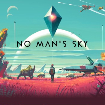 Official game cover for No Man's Sky