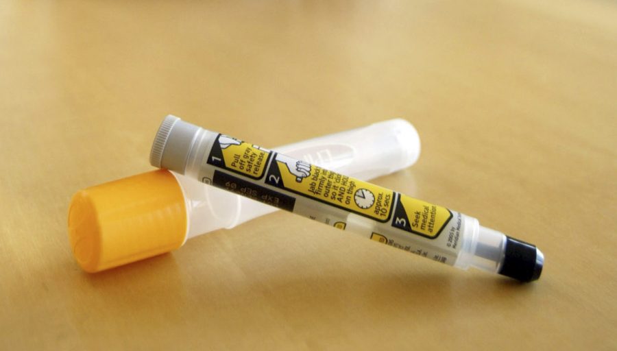 An EpiPen, used to treat anaphylactic shock. (Anda Chu/Bay Area News Group/TNS)