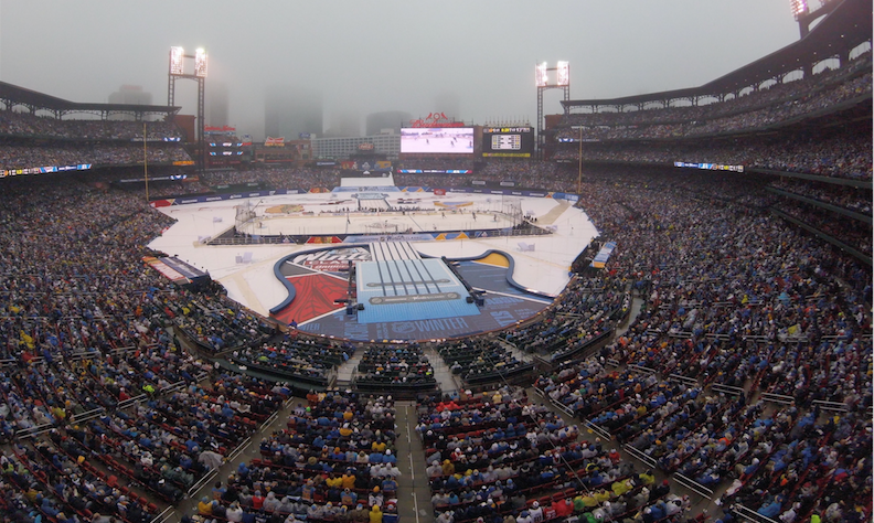 Winter+Classic+at+Busch+Stadium