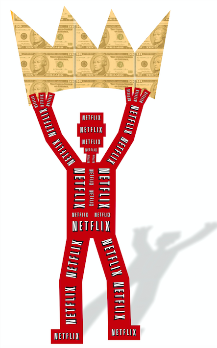 300 dpi Mike MIner illustration relating to Netflix. (Chicago Tribune/TNS)