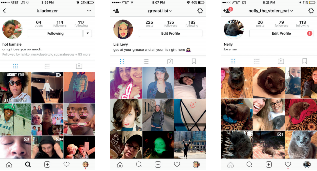 CHS students' "finsta" accounts.