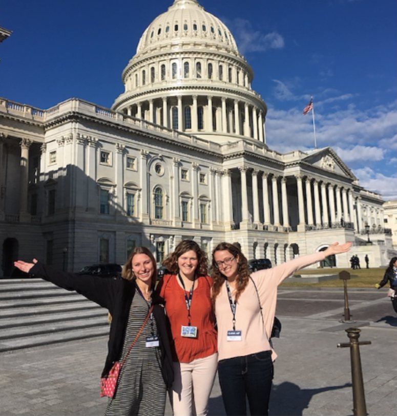 CHS+seniors+at+Capitol+Hill.++%28Photo+from+Maddy+Vaughn%29.