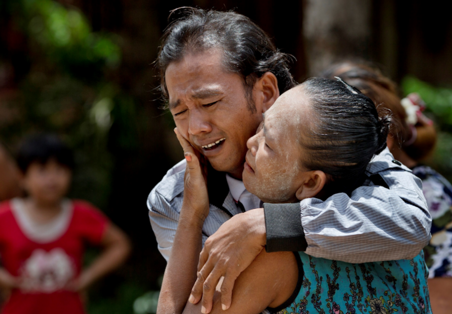 Burmese fisherman returns home after 22 years. His mother thought he was dead.  Photos from Robin McDowell.