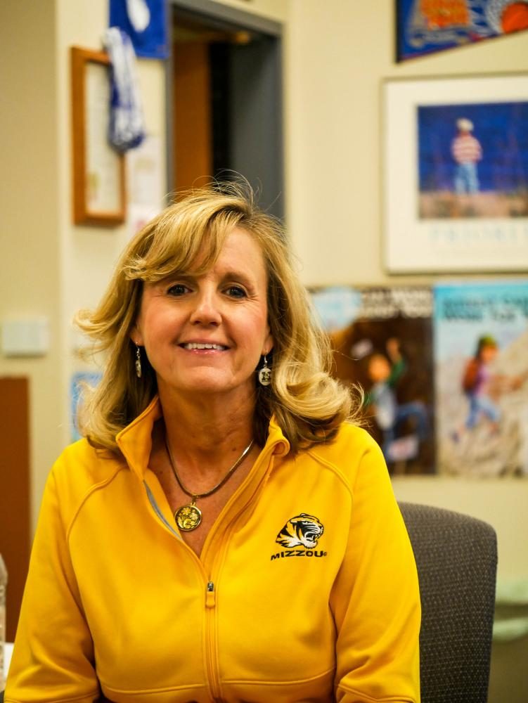 Marci Boland in her classroom