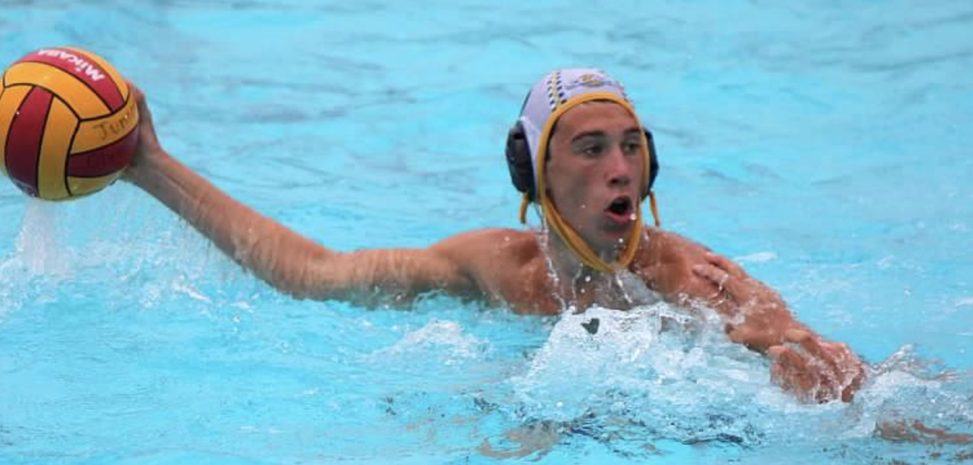 Photo of Ricky Kuehn in the Water Polo Jr. Olympics 2013.  