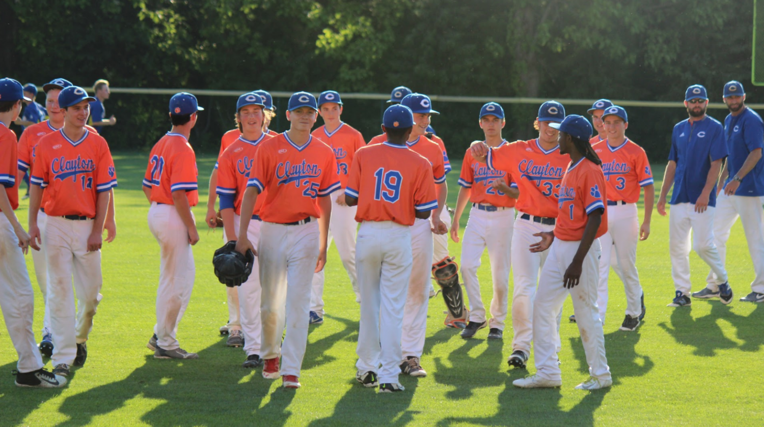 Photo of the CHS Varsity Baseball team by Katherine Sleckman.  