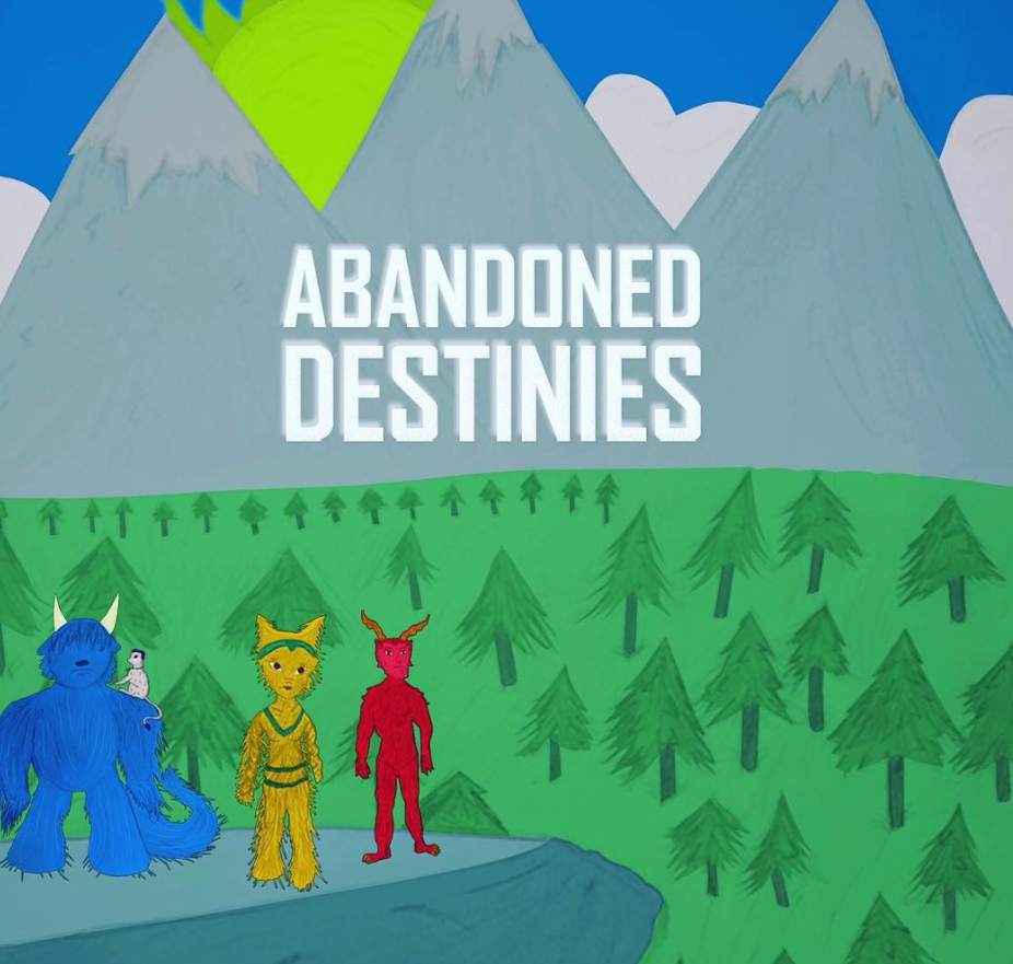 The first official poster for Abandoned Destinies.  Picture from @destinies_comic.