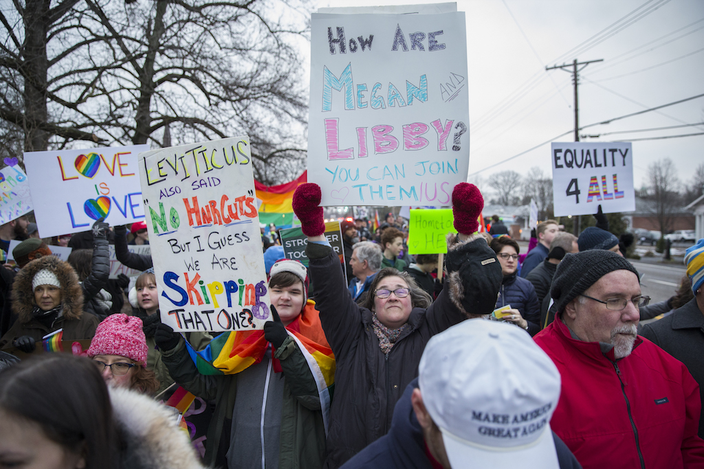 Featured Photos: John Burroughs Students Rally Around Gay Athlete