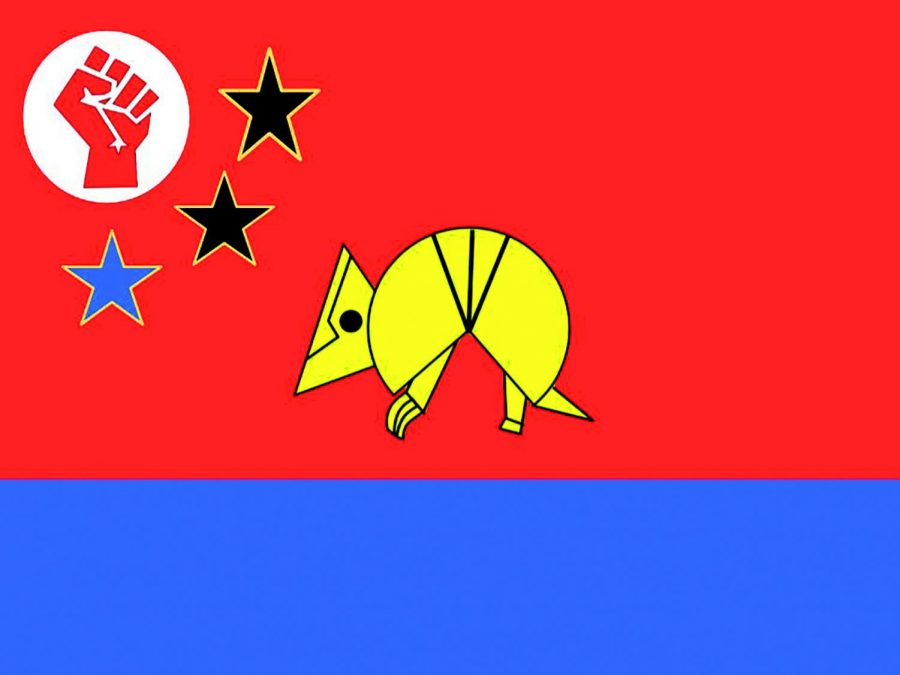 The Wydown Socialist Union's flag