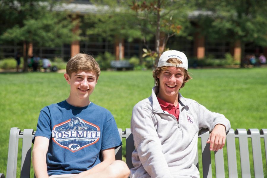 Jacob LaGesse (left) and Michael Bernard (right), Editors-in-Chief of the CHS Globe