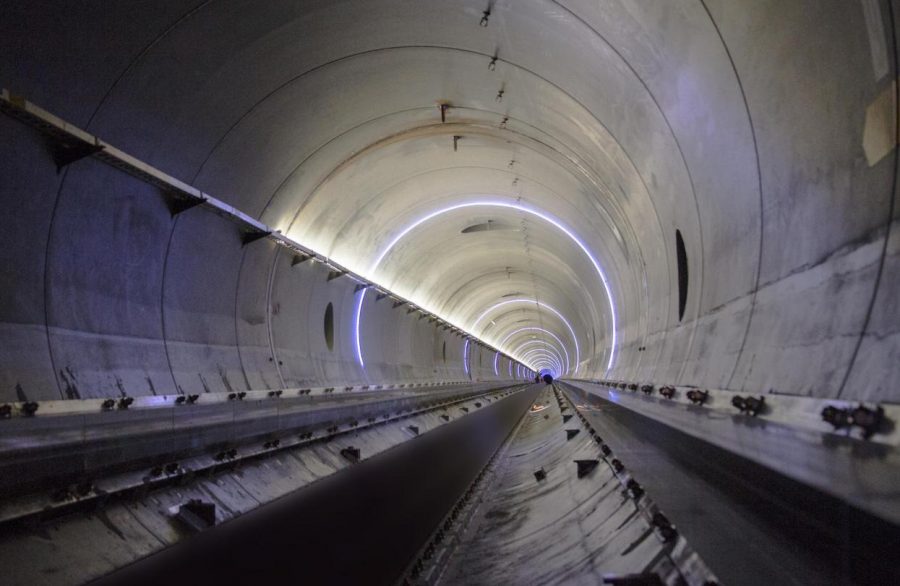 The interior of a hyperloop reaching from St. Louis to Kansas city might look similar to this prototype made by Virgin Hyperloop One, the company interested in building the hyperloop.