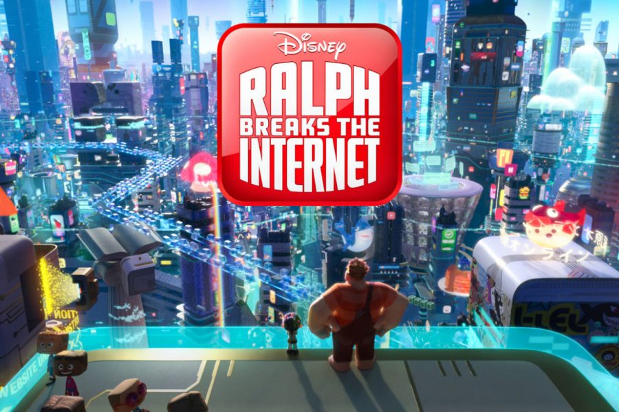 INTO+THE+INTERNET+%E2%80%93+In+%E2%80%9CRalph+Breaks+the+Internet%3A+Wreck-It+Ralph+2%2C%E2%80%9D+Vanellope+von+Schweetz+and+Wreck-It+Ralph+leave+the+arcade+world+behind+to+explore+the+uncharted+and+thrilling+world+of+the+internet.+In+this+image%2C+Vanellope+and+Ralph+have+a+breathtaking+view+of+the+world+wide+web%2C+a+seemingly+never-ending+metropolis+filled+with+websites%2C+apps+and+social+media+networks.+