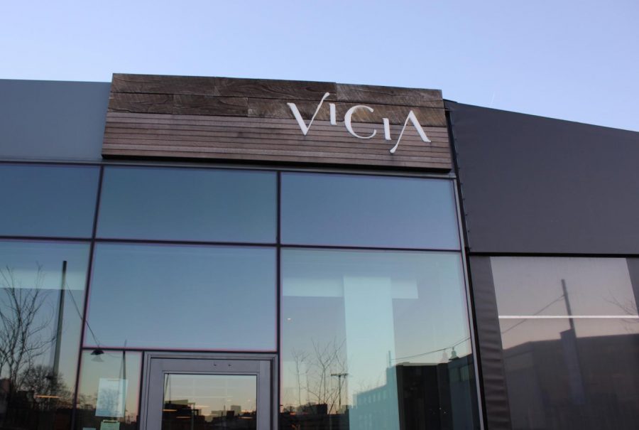 Located in Midtown, Vicia's storefront has an upscale, rustic atmosphere.