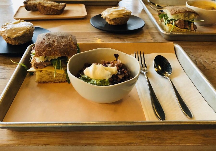 Vicia appears to have a small menu but offers numerous vegetable-forward dishes, including sandwiches, soups and desserts.