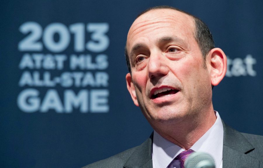 Major+League+Soccer+commissioner+Don+Garber+announced+Thursday%2C+April+18%2C+2018%2C+that+the+league+will+eventually+expand+to+thirty+teams.