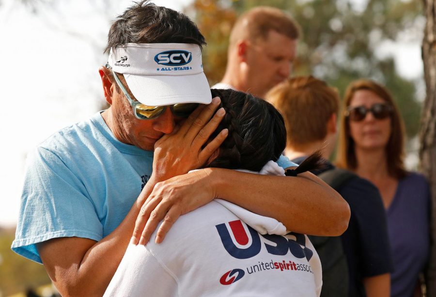 Father and daughter reunited after Saugus High School shooting in Santa Clarita, California