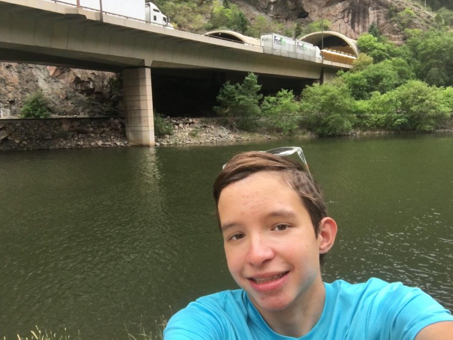 Selfie I took in Glenwood Canyon.