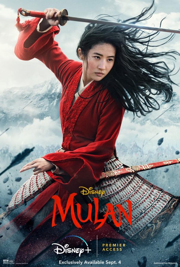 Mulan Official Movie Poster, a movie based on the animated film of the same name