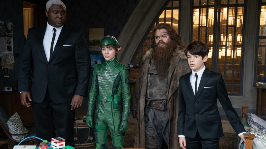 Domovoi/Butler, Holly Short, Mulch Diggums, and Artemis Fowl at Fowl Manor
