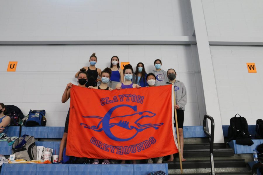 The CHS Girls' State Swim team placed fifth at the Class 1 Girls' State Swim meet on Saturday