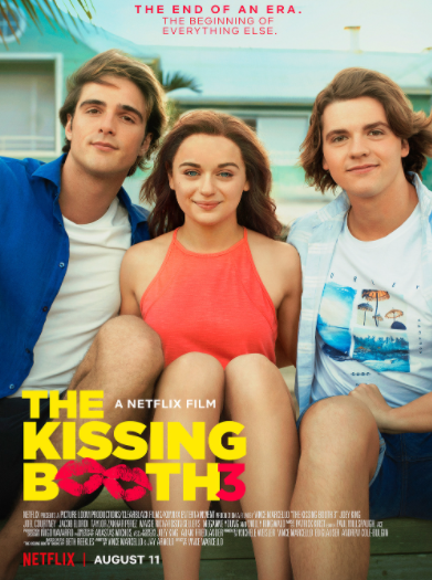 Joey King, Joel Courtney, and Jacob Elordi in The Kissing Booth 3 (2021)