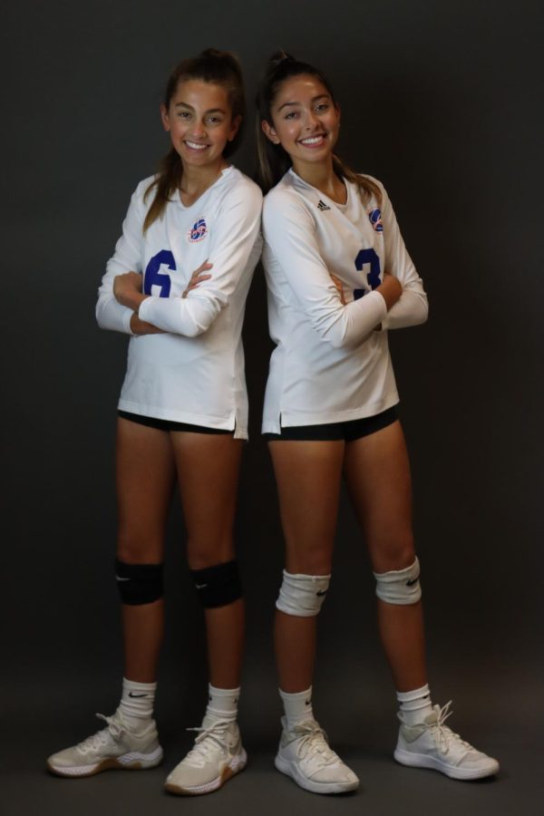 Freshman Hannah Taylor (left), Senior Sarah Taylor (right)